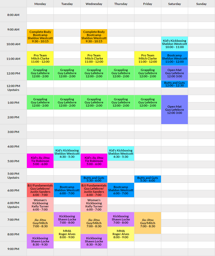 Class Schedule